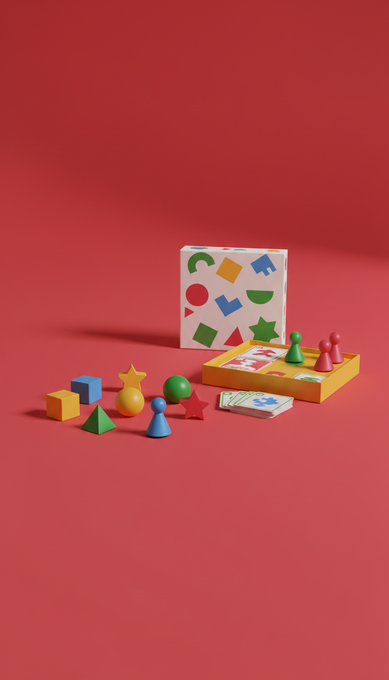 Pions colorés pour jeu collectif