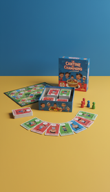 Jeu de société avec plateaux robustes