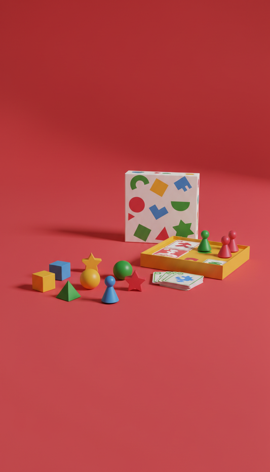 Pions colorés pour jeu collectif